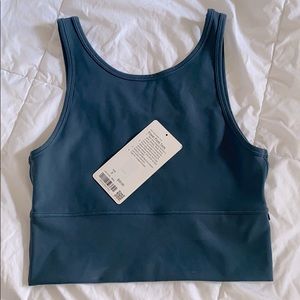 Lululemon power pivot tank *Iron Blue